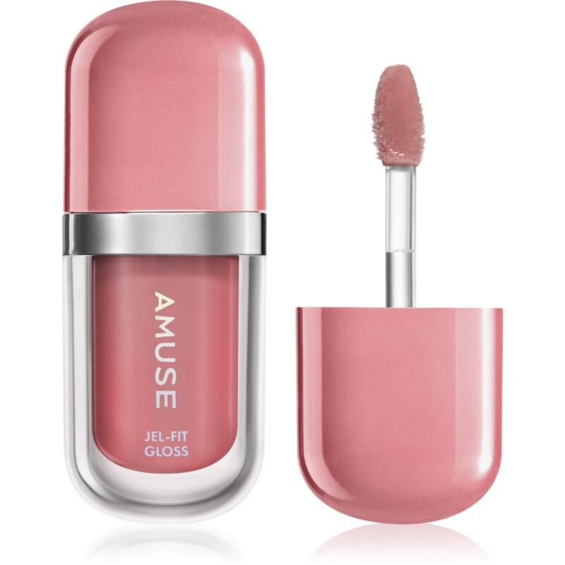 AMUSE Jel-Fit Gloss hydrating lip gloss with magnifying effect shade Pumpkin Pearl 3.8 g