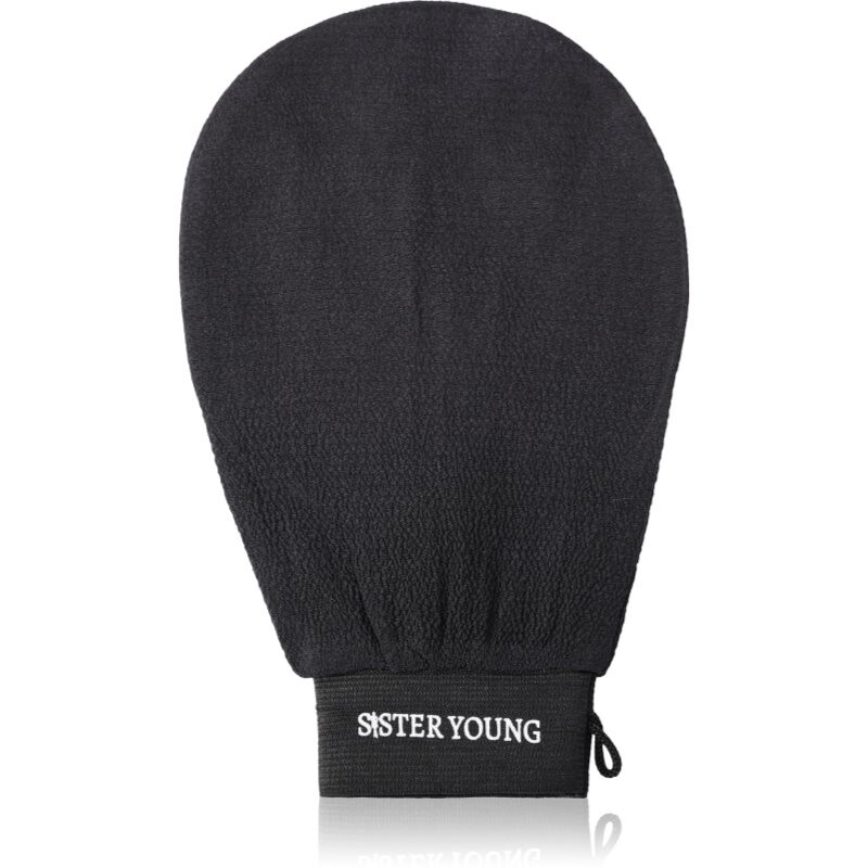 Sister Young NOVA Exfoliating Glove exfoliating glove for the body Black 1 pc