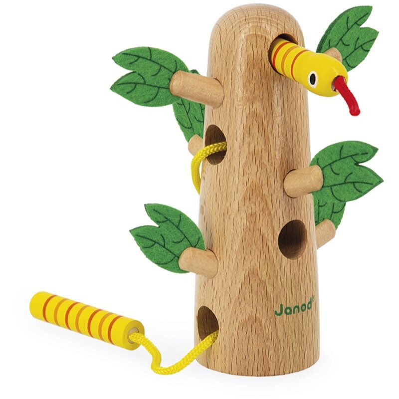 Janod Tropik Tropical Lace-Up Tree activity toy 18m+ 1 pc