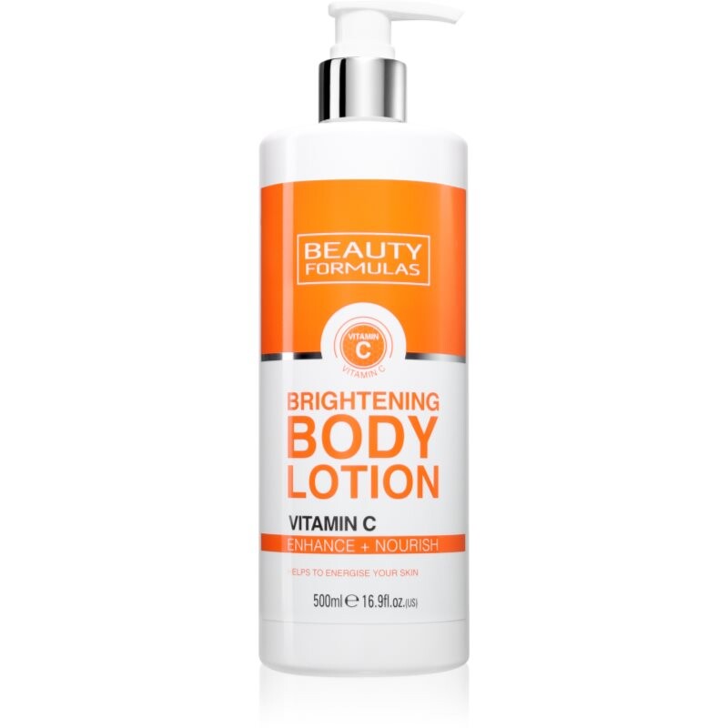 Beauty Formulas Vitamin C body cream with brightening effect 500 ml