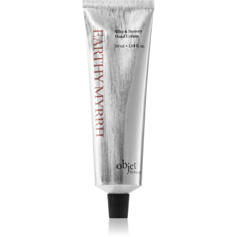 KUNDAL Objet Silky & Buttery Hand Cream nourishing hand cream with nourishing and moisturising effect with aroma Earthy Myrrh 50 ml