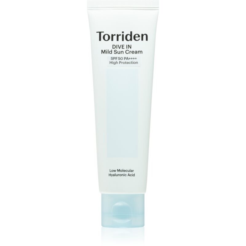 Torriden Dive In Mild Sun Cream mineral sunscreen for the face with moisturising effect SPF 50+ 60 ml