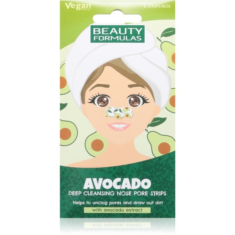 Beauty Formulas Avocado treatment for pore tightening and blackhead removal 6 pc