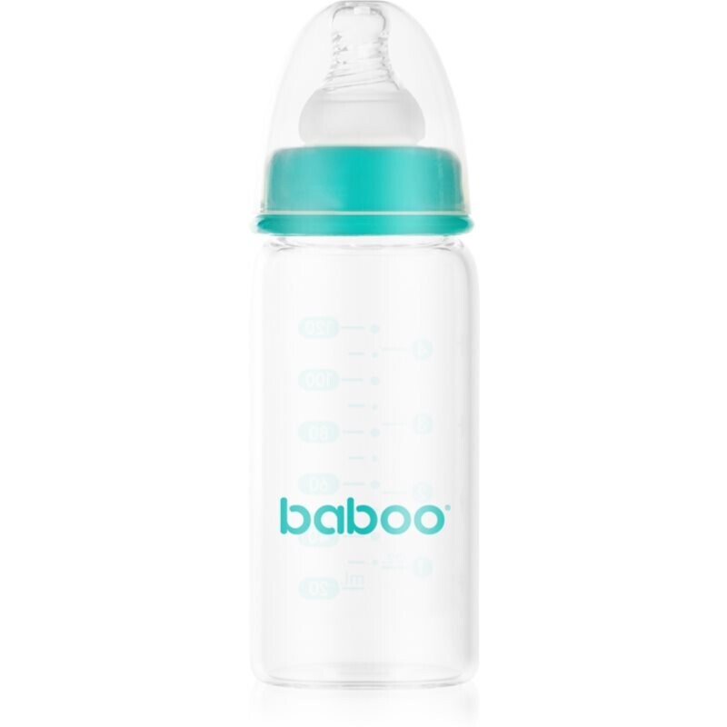 Baboo Anti-Colic Glass Bottle glass anti-colic bottle 0m+ 120 ml