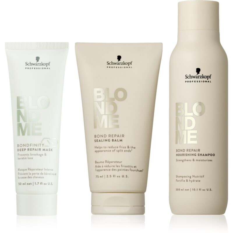 Schwarzkopf Professional Blondme Repair Nourishing Set set for blonde hair