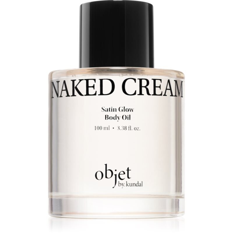KUNDAL Objet Satin Glow Body Oil caring body oil for intensive hydration with aroma Naked Cream 100 ml