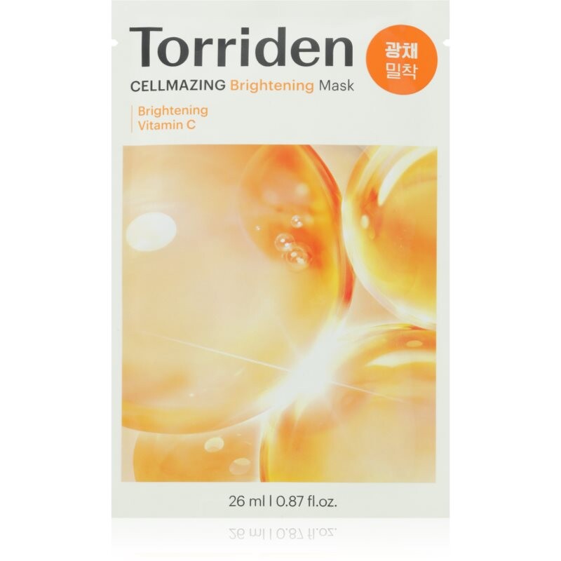 Torriden Cellmazing Brightening Mask brightening sheet mask with moisturising effect 26 ml