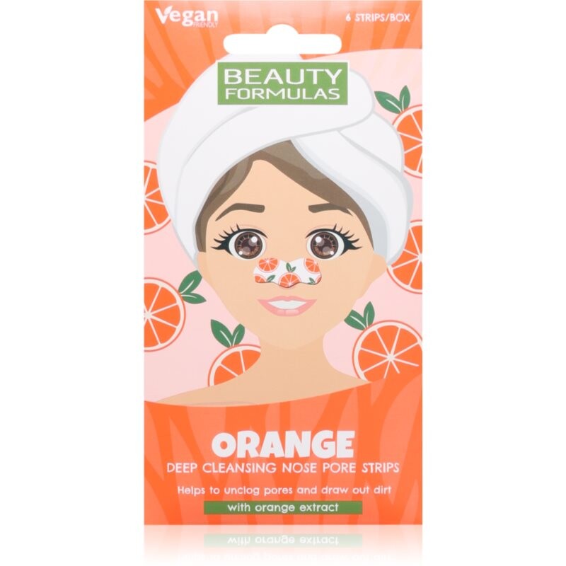 Beauty Formulas Orange treatment for pore tightening and blackhead removal 6 pc