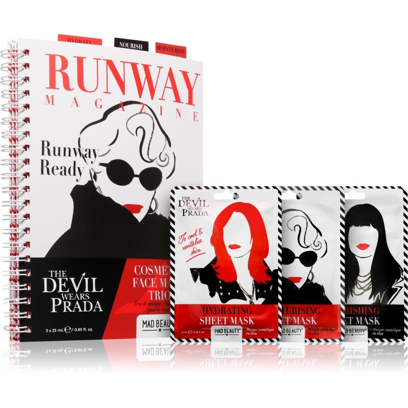 Mad Beauty The Devil Wears Prada sheet mask set