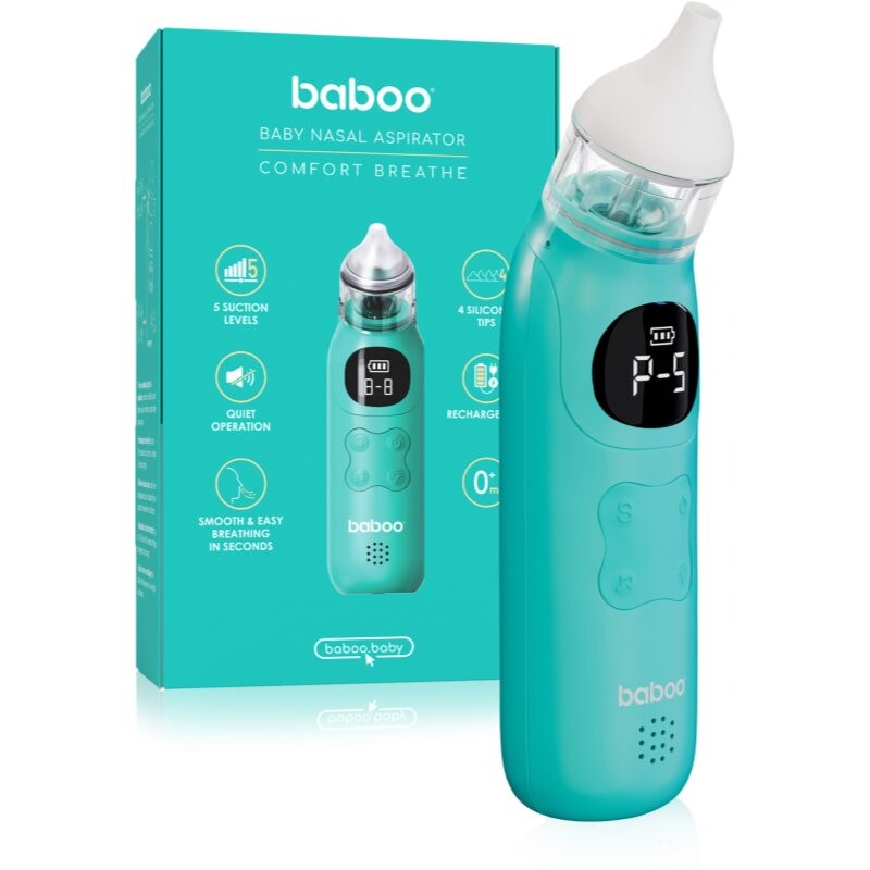Baboo Comfort Breathe Baby Nasal Aspirator nasal aspirator 0m+ 1 pc