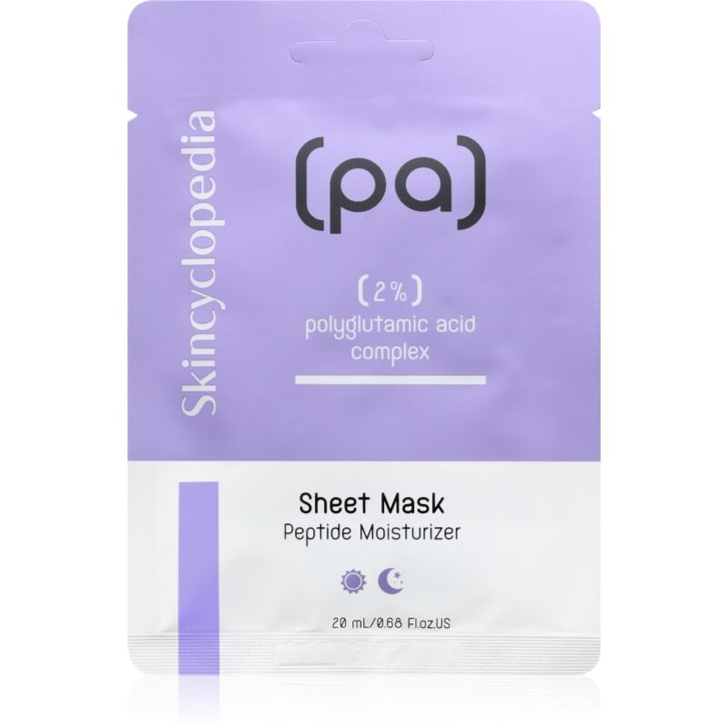Skincyclopedia Peptide Moisturizer moisturising face sheet mask 20 ml