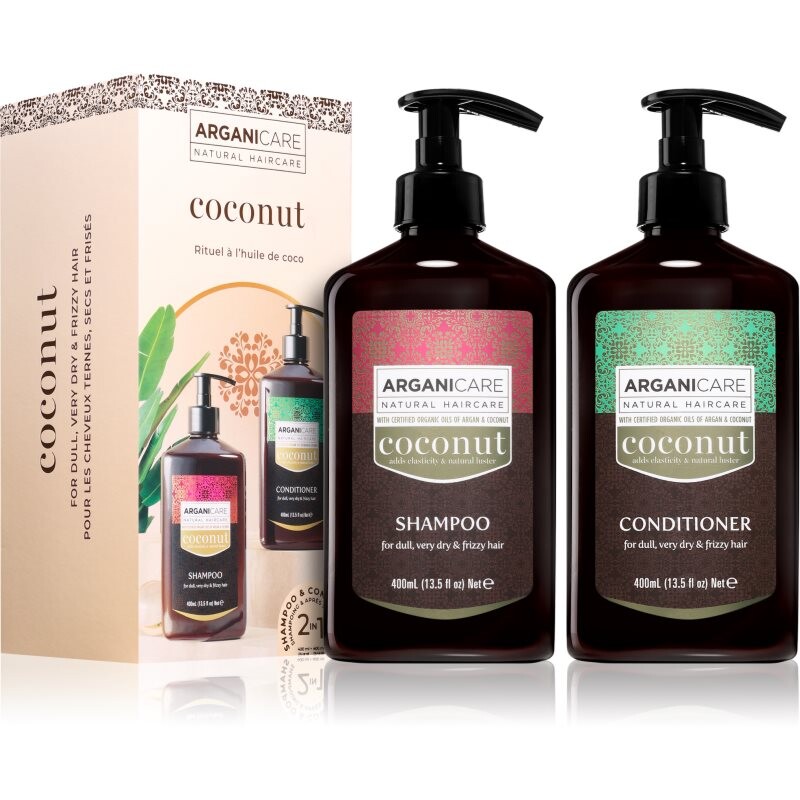 Arganicare Coconut Set gift set with nourishing and moisturising effect vlasů 1 pc