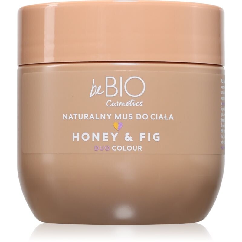 beBIO Honey & Fig pampering body mousse with nourishing effect 200 ml