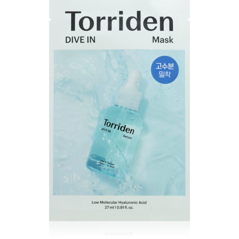 Torriden Dive In Mask moisturising face sheet mask with a brightening effect 1 pc