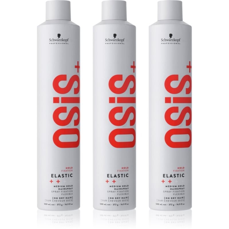 Schwarzkopf Professional Osis+ Elastic hairspray with medium hold economy pack