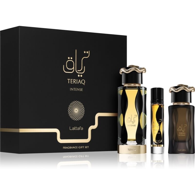 Lattafa Teriaq Intense gift set unisex