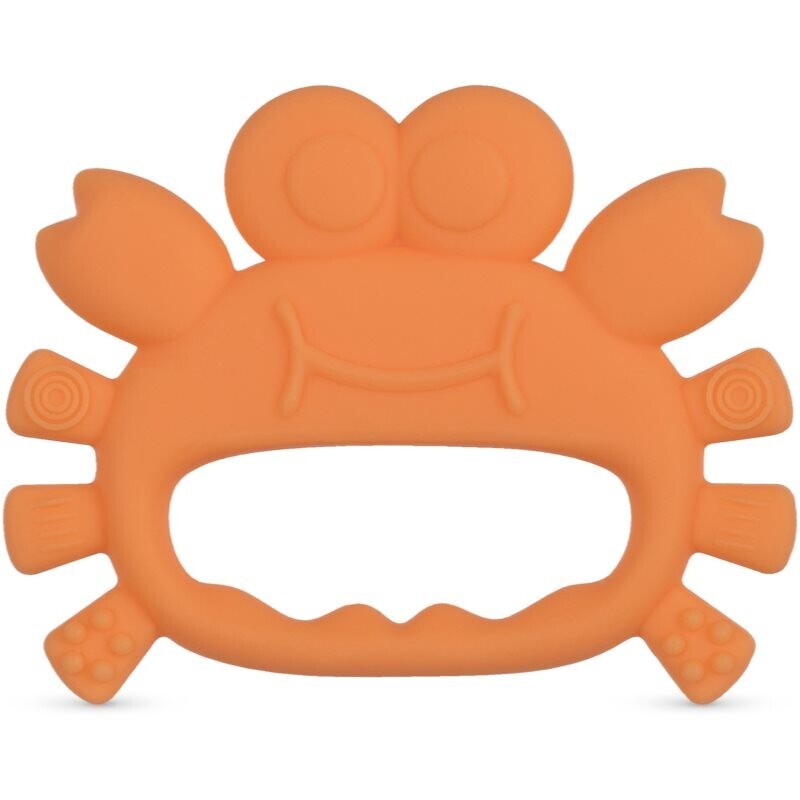 Baboo Silicone Teether chew toy Crab, 4m+ 1 pc