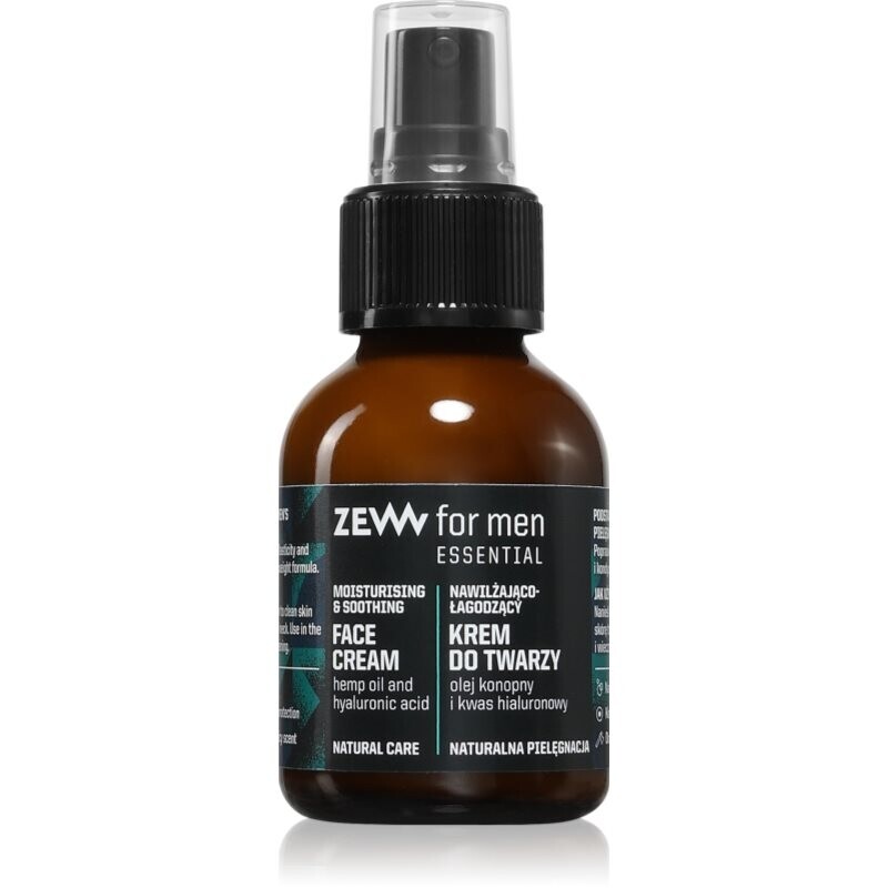 Zew For Men Essential Moisturising & Soothing Face Cream moisturising facial cream for men 50 ml