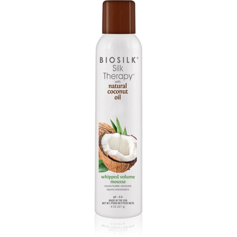 CHI BioSilk Silk Therapy with Coconut Oil Whipped Volume Mousse volumizing mousse for hair with coconut oil 227 g