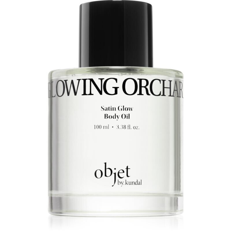 KUNDAL Objet Satin Glow Body Oil caring body oil for intensive hydration with aroma Glowing Orchard 100 ml