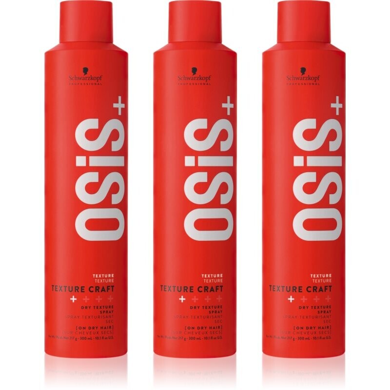 Schwarzkopf Professional Osis+ Texture Craft dry texturising spray economy pack