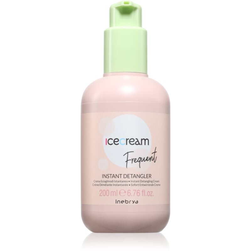 Inebrya Ice Cream Frequent Instant Detangler leave-in cream for easy combing 200 ml