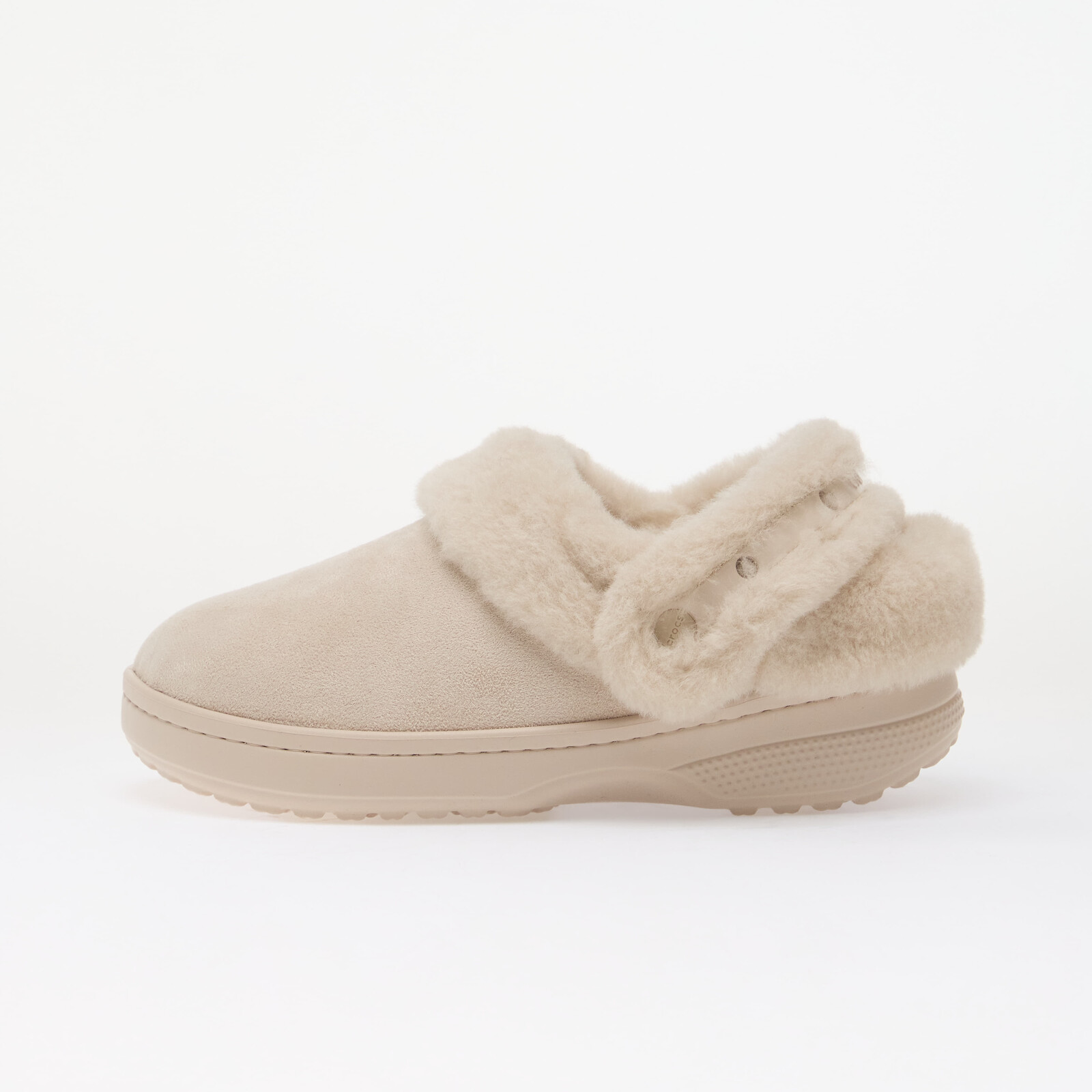Shoes Crocs Classic Unfurgettable Vegan Suede Clog Cocoa Cream 5