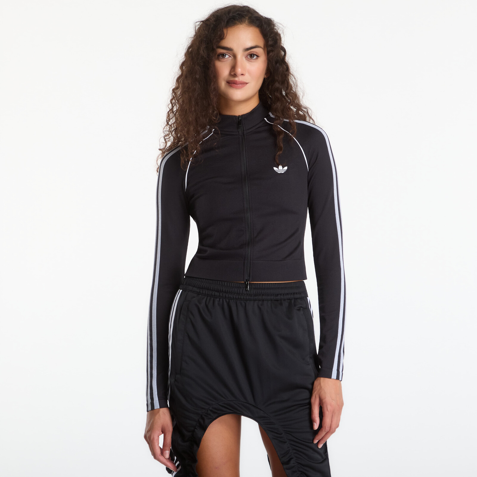 Jacket adidas Essentials 3 Stripes Seamless Tracktop Black L