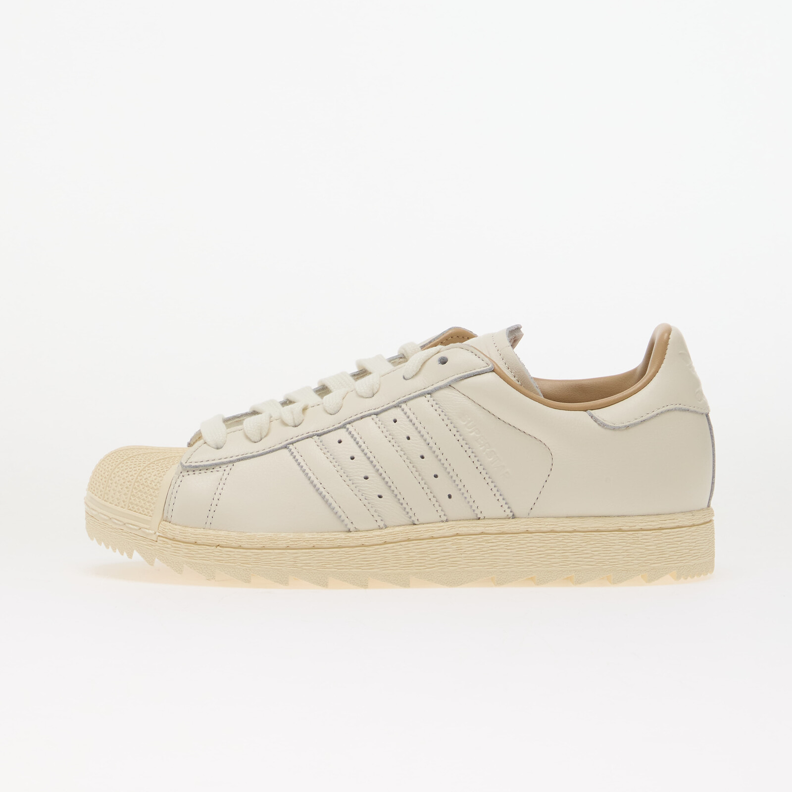 Sneakers adidas Superstar II Ripple Core White/ Core White/ Warm Sandstone UK 5.5