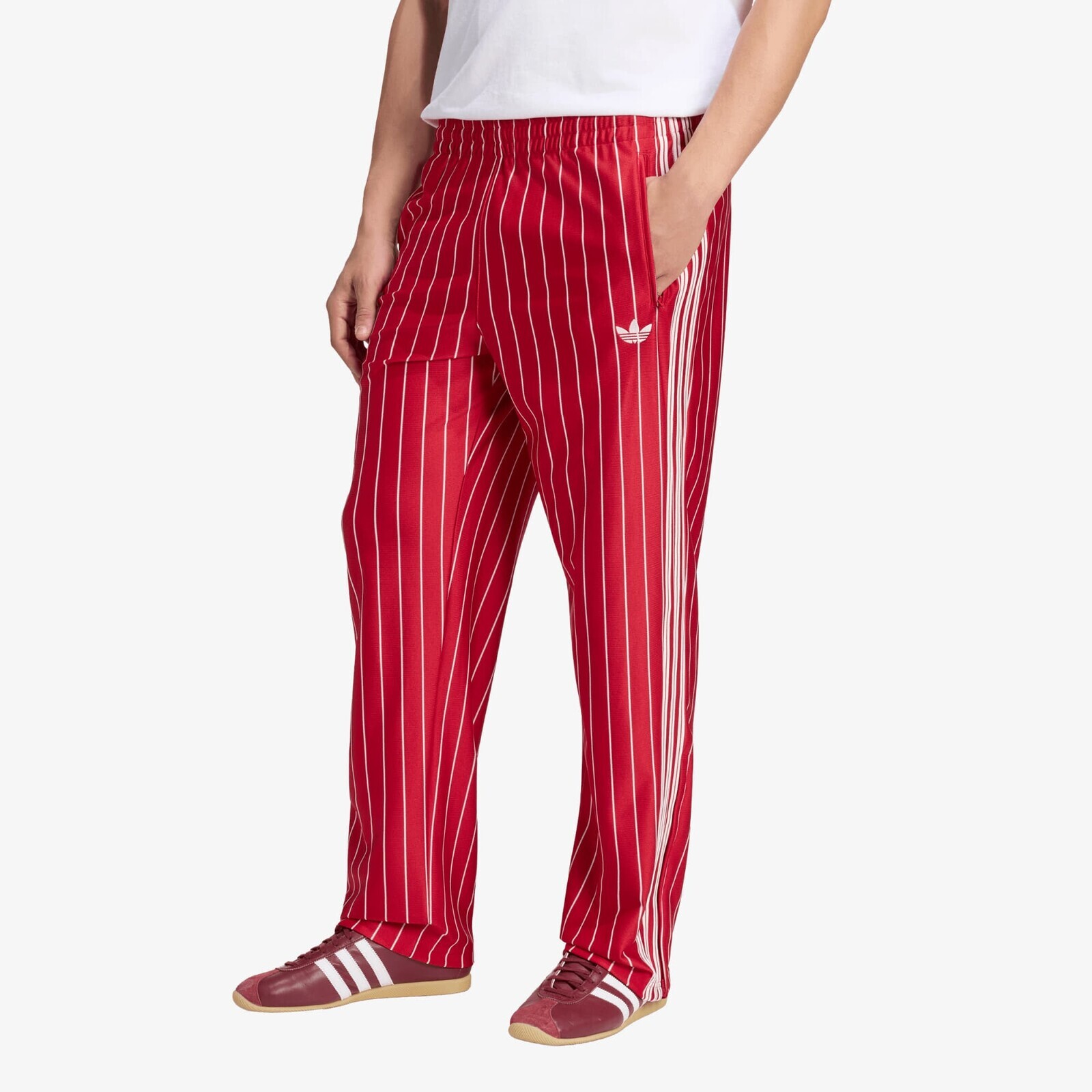 Pants adidas Firebird Pinstripes Track Pants Team Victory Red L