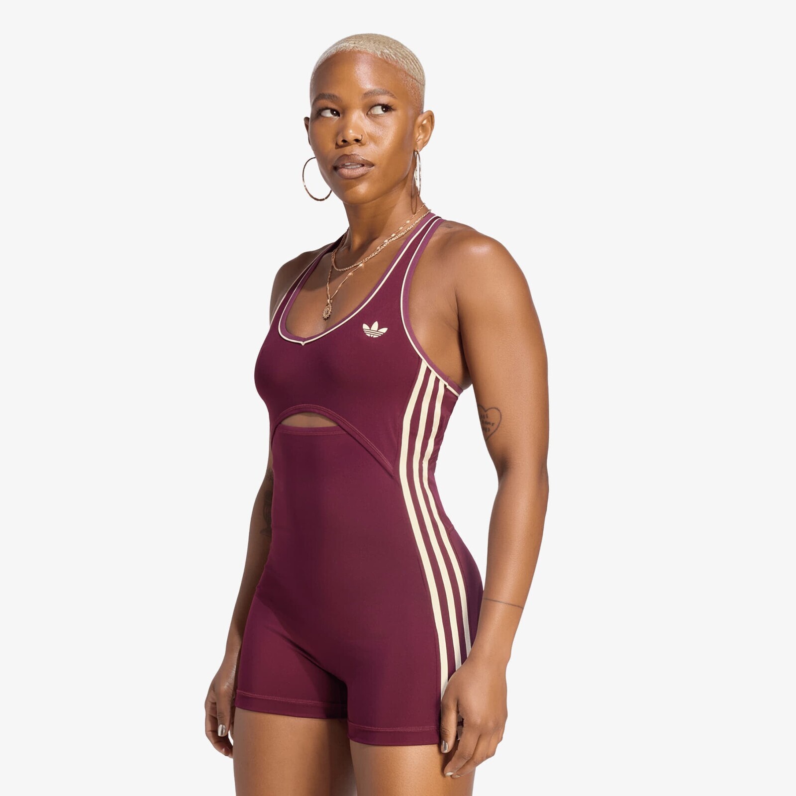 adidas Performance Originals Sport Onesie Maroon S