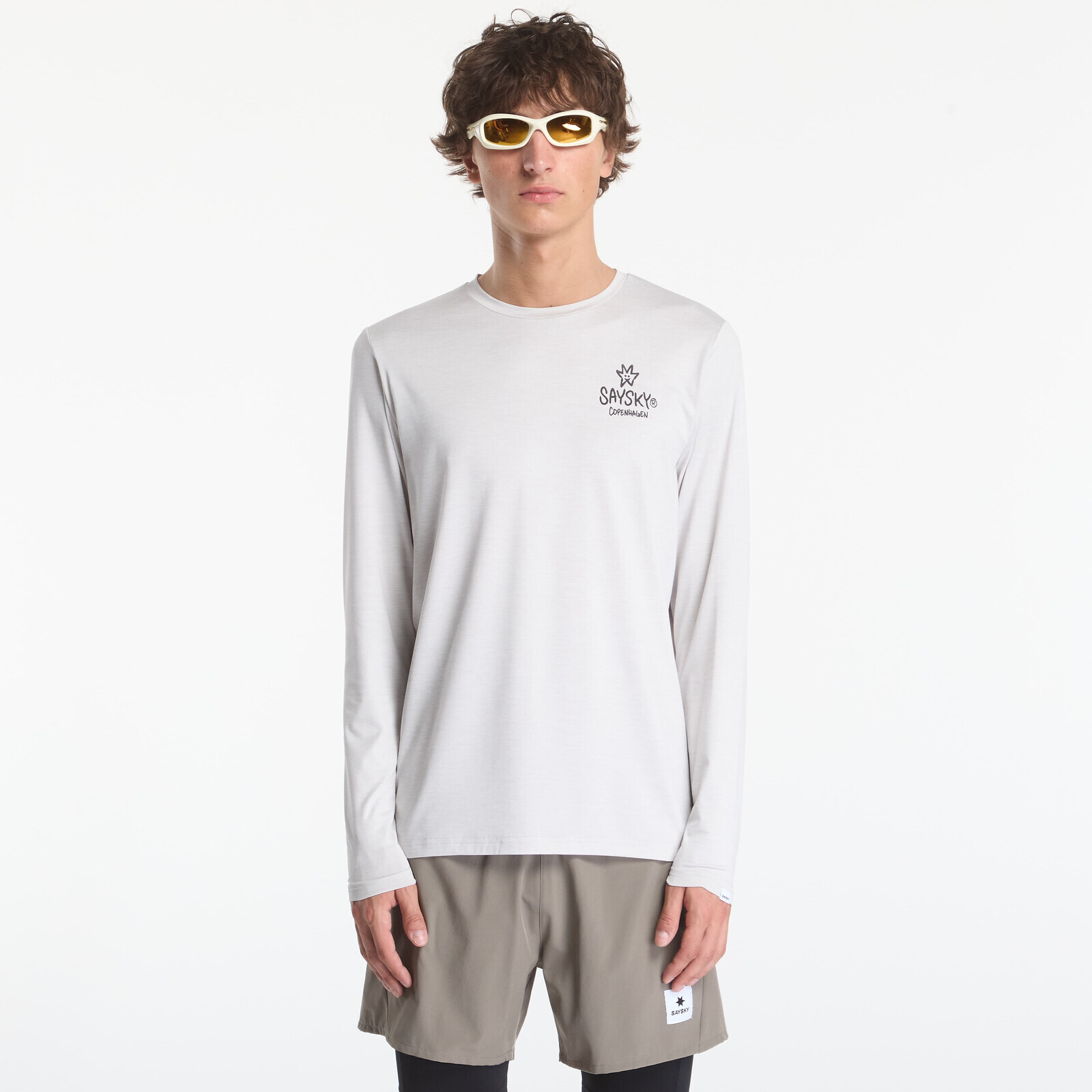 T-shirt SAYSKY Statement Pace Long Sleeve Grey L