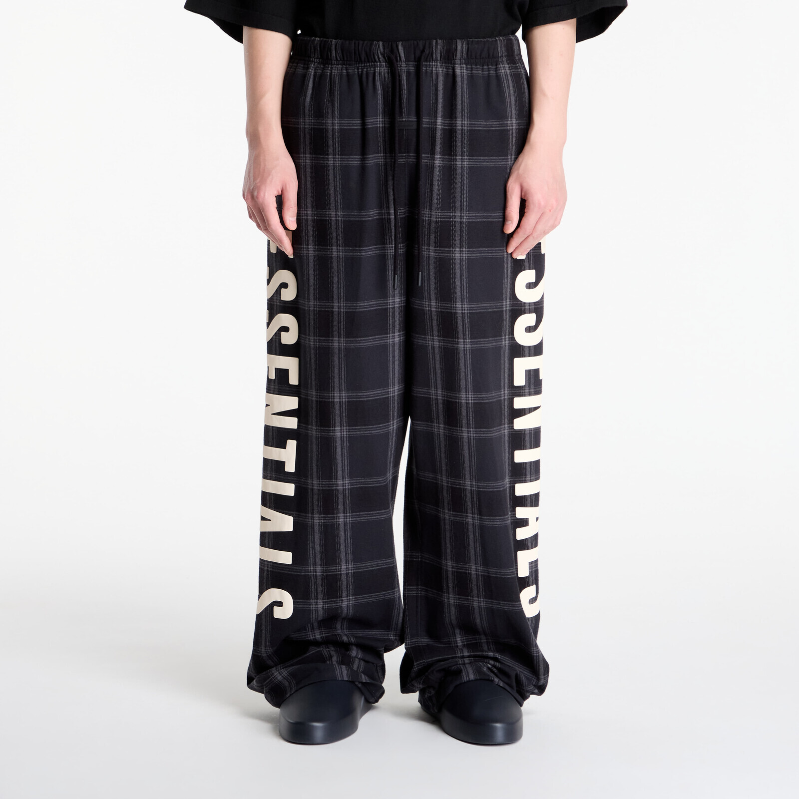 Pants Fear Of God Essentials Lounge Pant Vintage Black Plaid XL