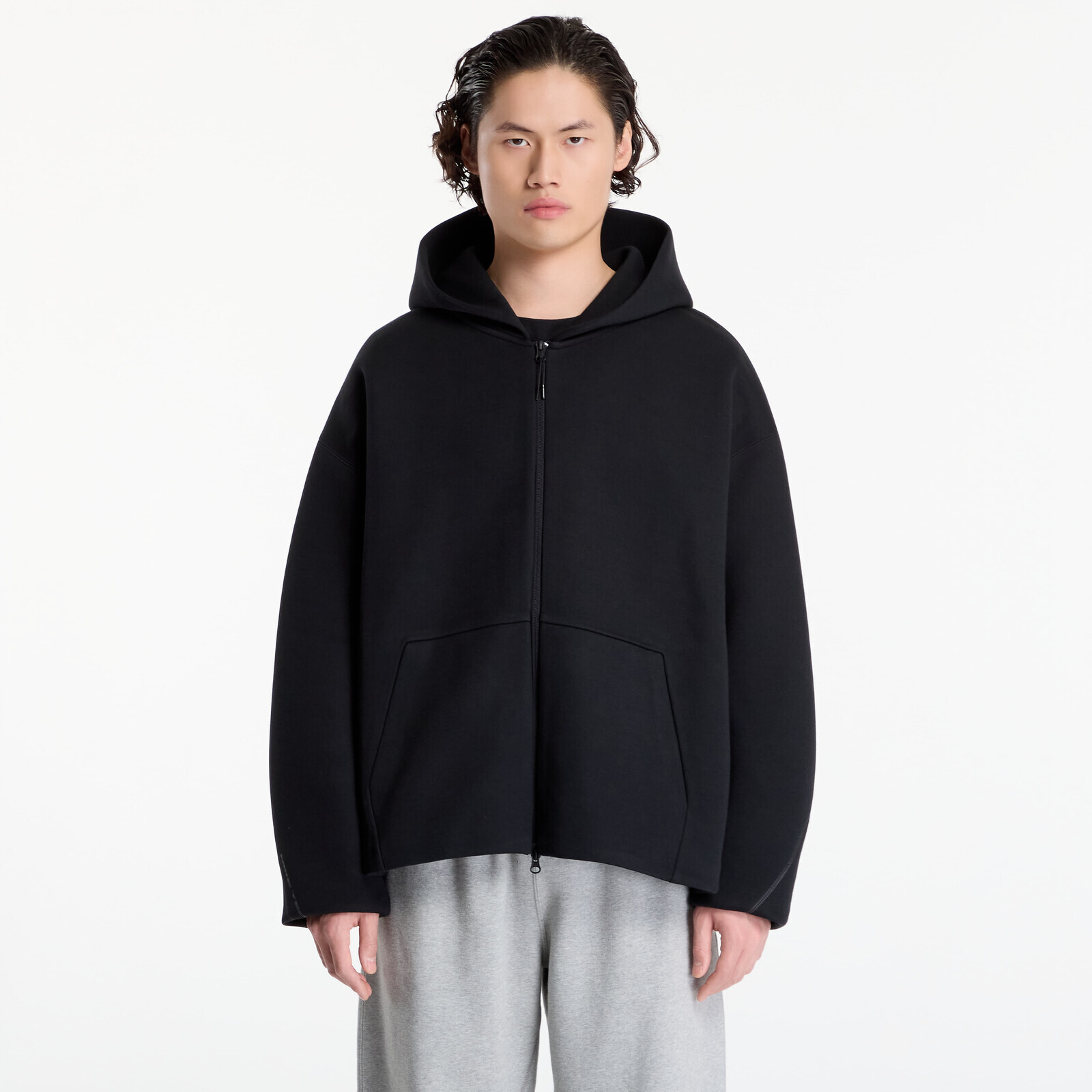 Sweatshirt Nike Tech Men's Fleece Full-Zip Hoodie Black/ Black XXL