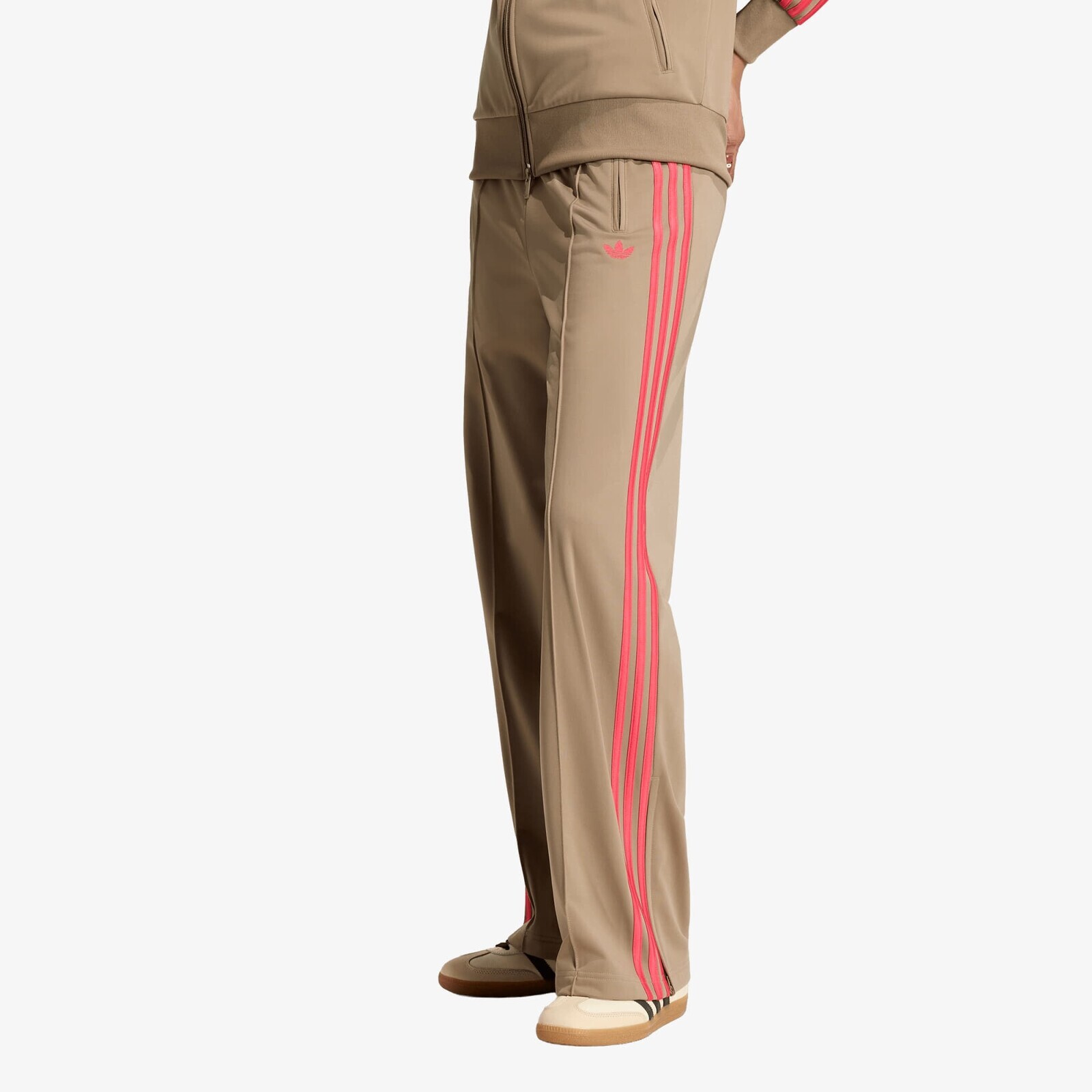 Pants adidas Firebird Loose Tracksuit Pants Khaki Six/ Power Pink L