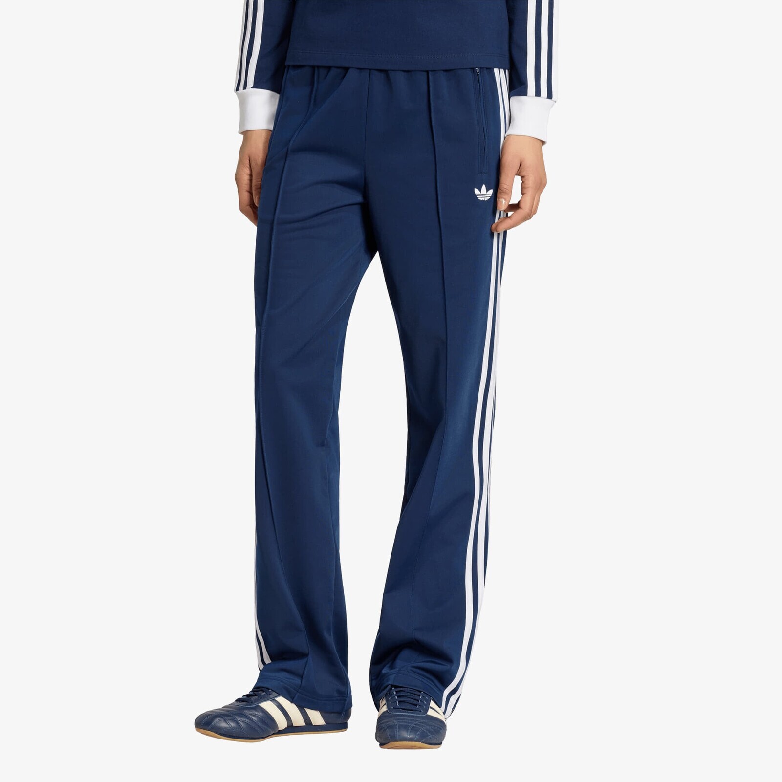 Pants adidas Originals Firebird Classic Track Tracksuit Bottoms UNISEX Night Indigo/ White XS