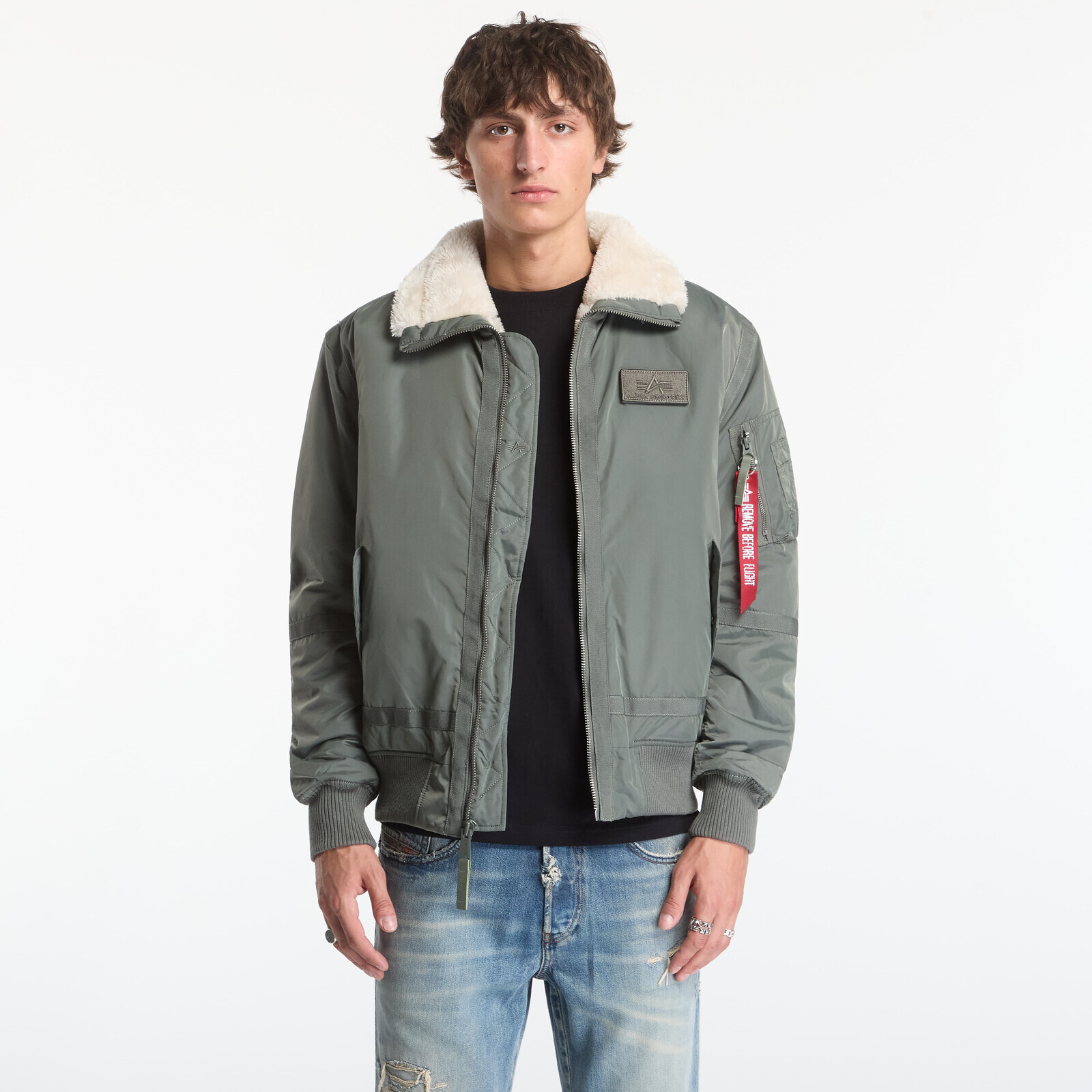 Jacket Alpha Industries B-15 III TT Two Tone Sage-Green XXL