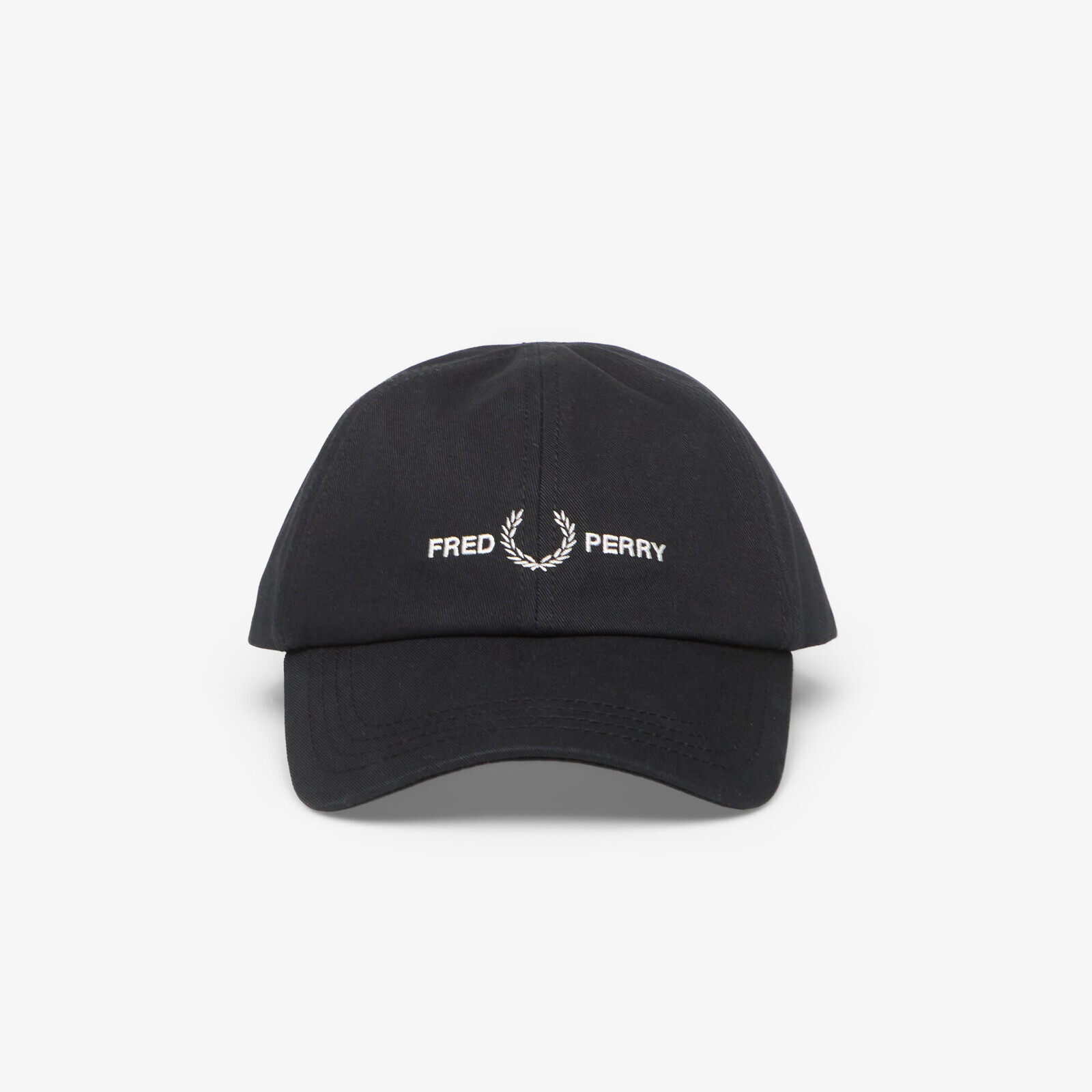 FRED PERRY FLP Twill Cap Black/ Snow White Universal