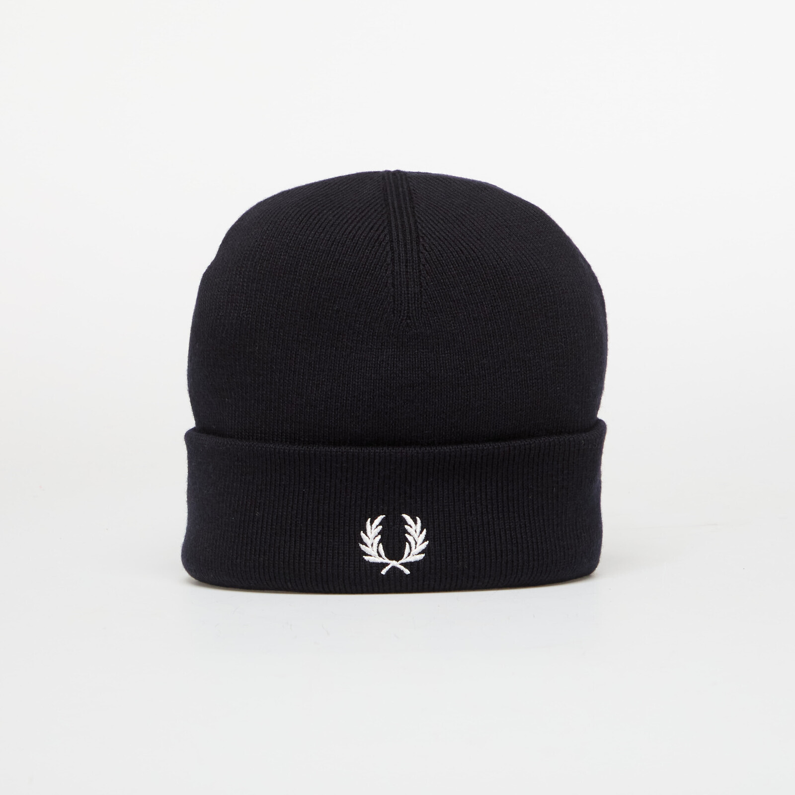 FRED PERRY Classic Merino Wool Beanie Navy/ Snow White Universal