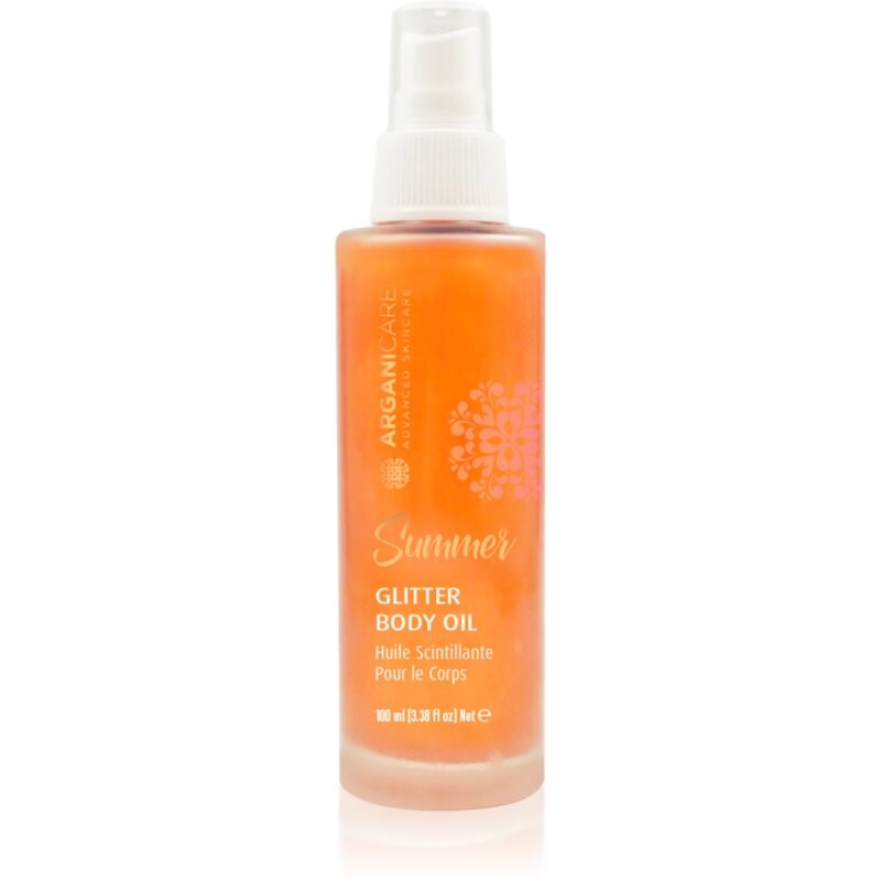 Arganicare Summer Glitter Body Oil shimmering dry oil for body and hair 100 ml