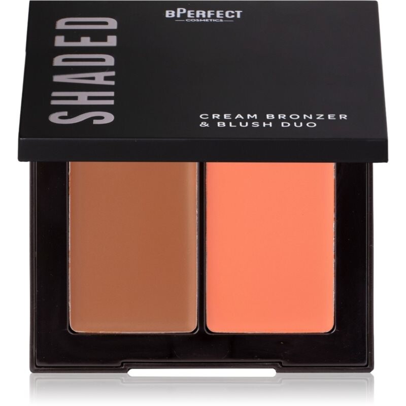 BPerfect Shaded Cream Bronzer & Blush Duo bronzer and blusher shade 01 Light 7 g