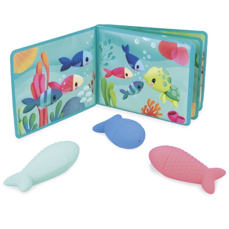 Janod Bath Book Party under the sea picture book for the bath 10m+ 1 pc