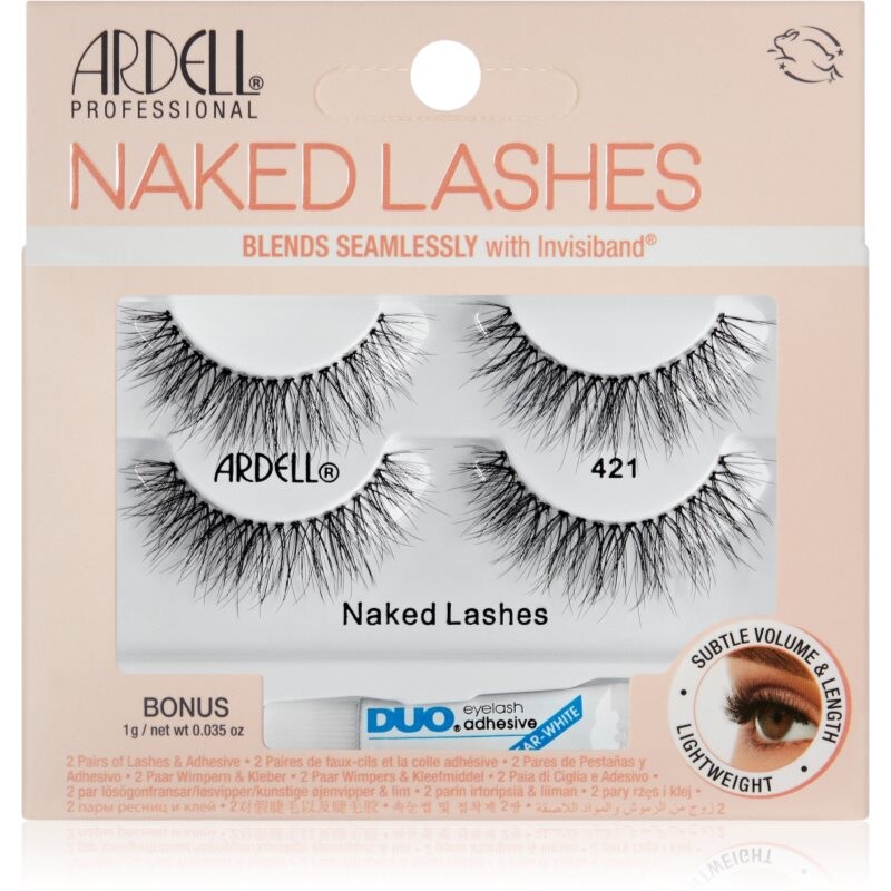Ardell Naked Lashes stick-on eyelashes 421 2 pair