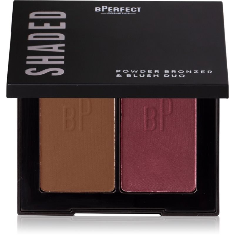 BPerfect Shaded Powder Bronzer & Blush Duo bronzer and blusher shade 05 Deep 7 g