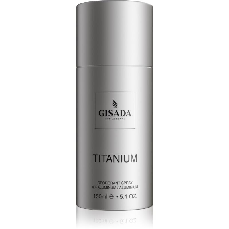 Gisada Titanium deodorant spray aluminium-free for men 150 ml