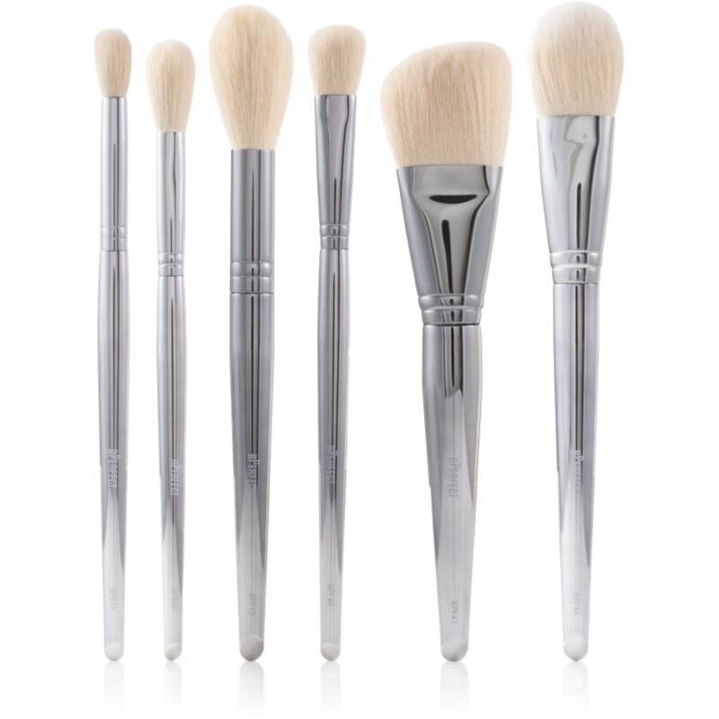 BPerfect Basics The Collective Edit makeup brush set with a pouch 8 pc