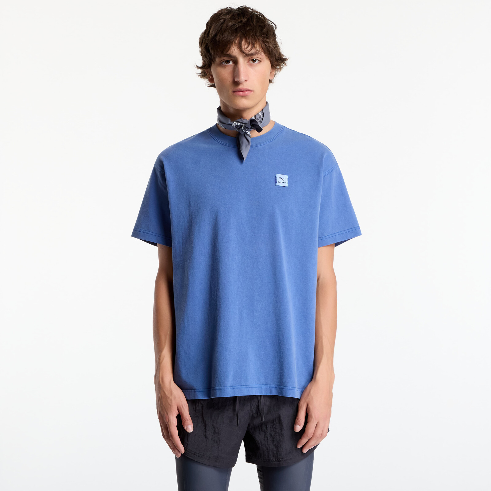 T-shirt Puma Unisex Puma X Saysky Graphic Team Tee Cobalt Glaze XXL