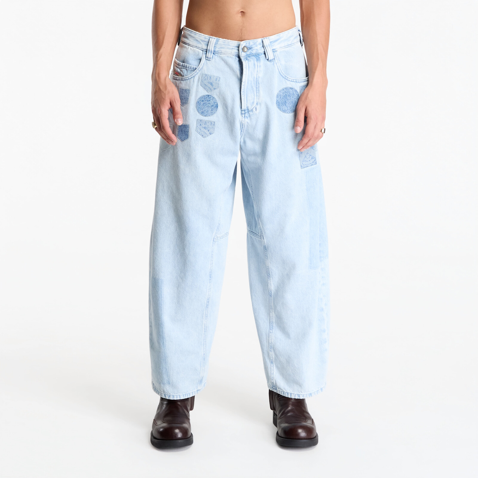 Pants Diesel 1997 D-Enim-M-Uc-S Trousers Blue 34/32