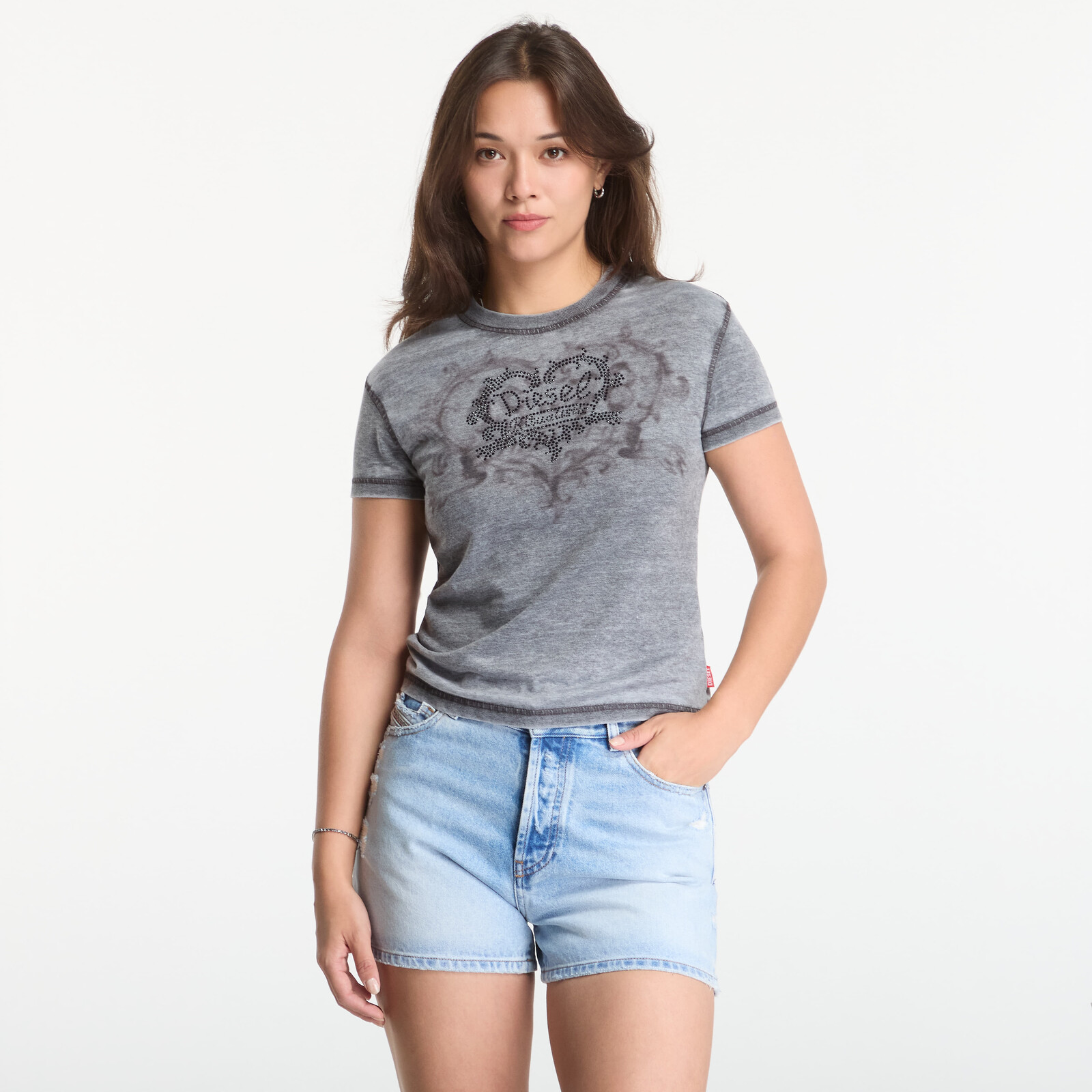 T-shirt Diesel T-Ila-Aa1 T-Shirt Jet Black M