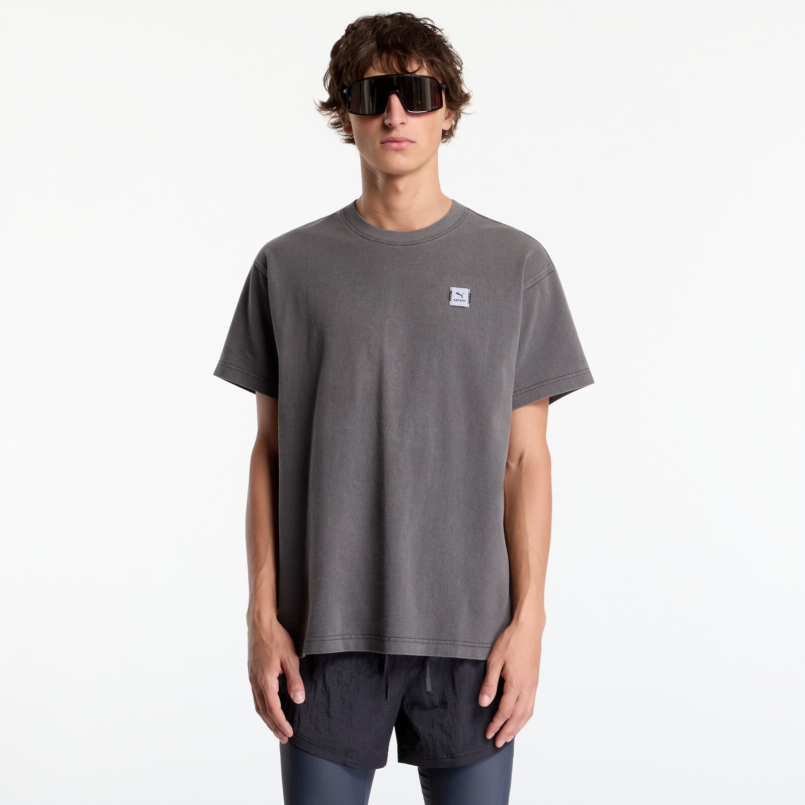T-shirt Puma Unisex Puma X Saysky Graphic Team Tee Flat Dark Gray XL